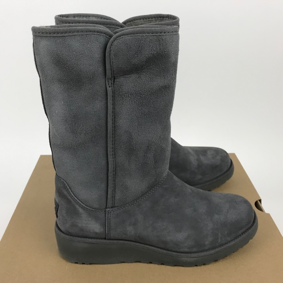 UGG Shoes New Ugg Amie Grey Suede Tall Winter Boots Poshmark